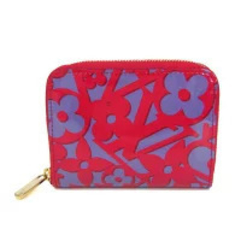 Louis Vuitton Sweet Monogram Zippy Wallet Coin Purse Case Pink Purple